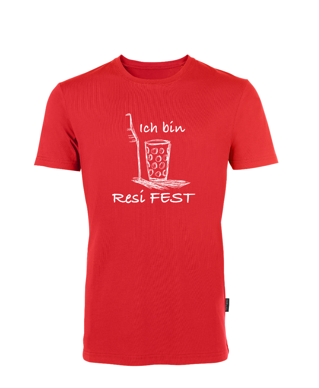 Resi FEST T-Shirt - Unisex/Men Rundhals (großes Design)