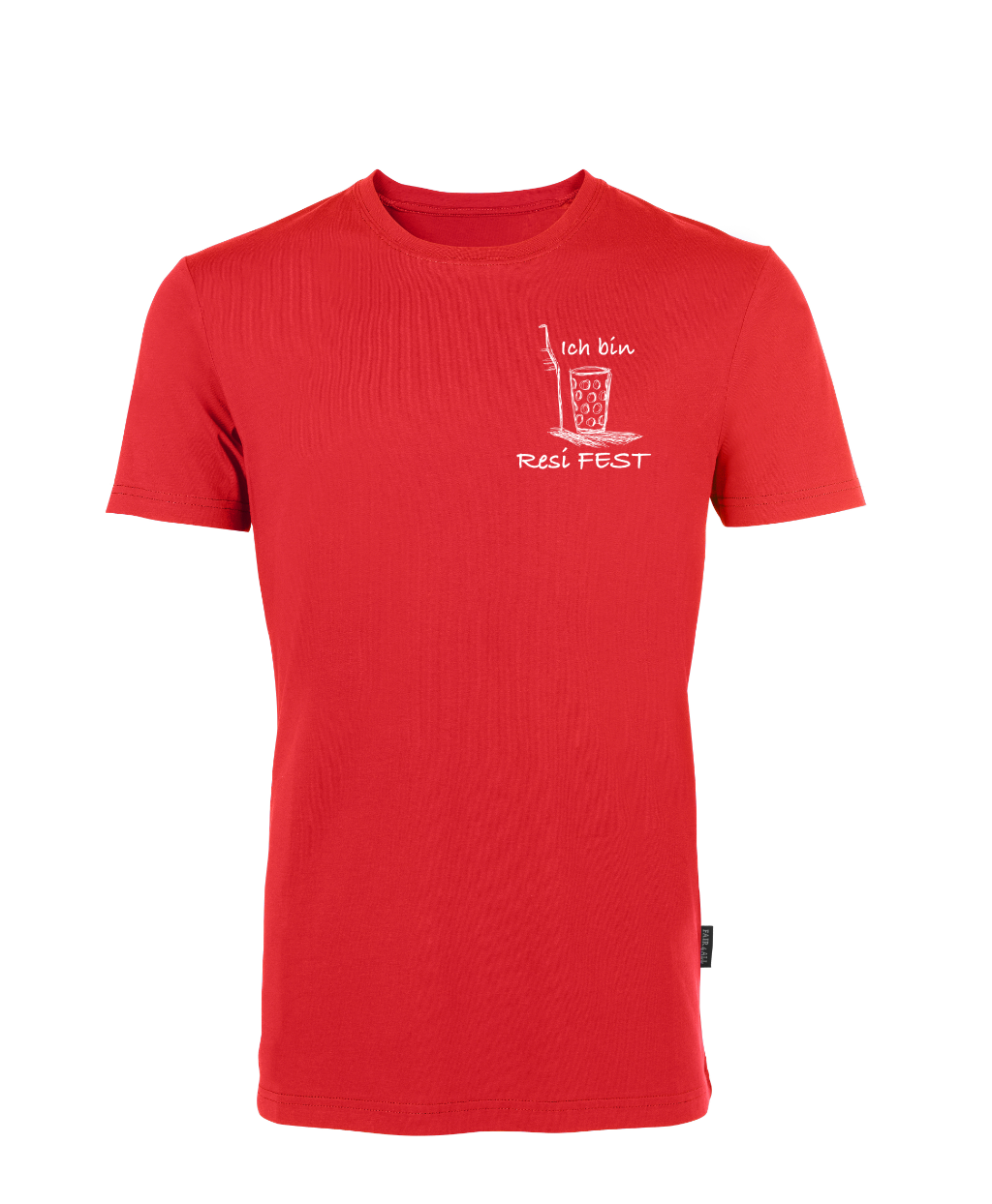 Resi FEST T-Shirt - Unisex/Men Rundhals (kleines Design)