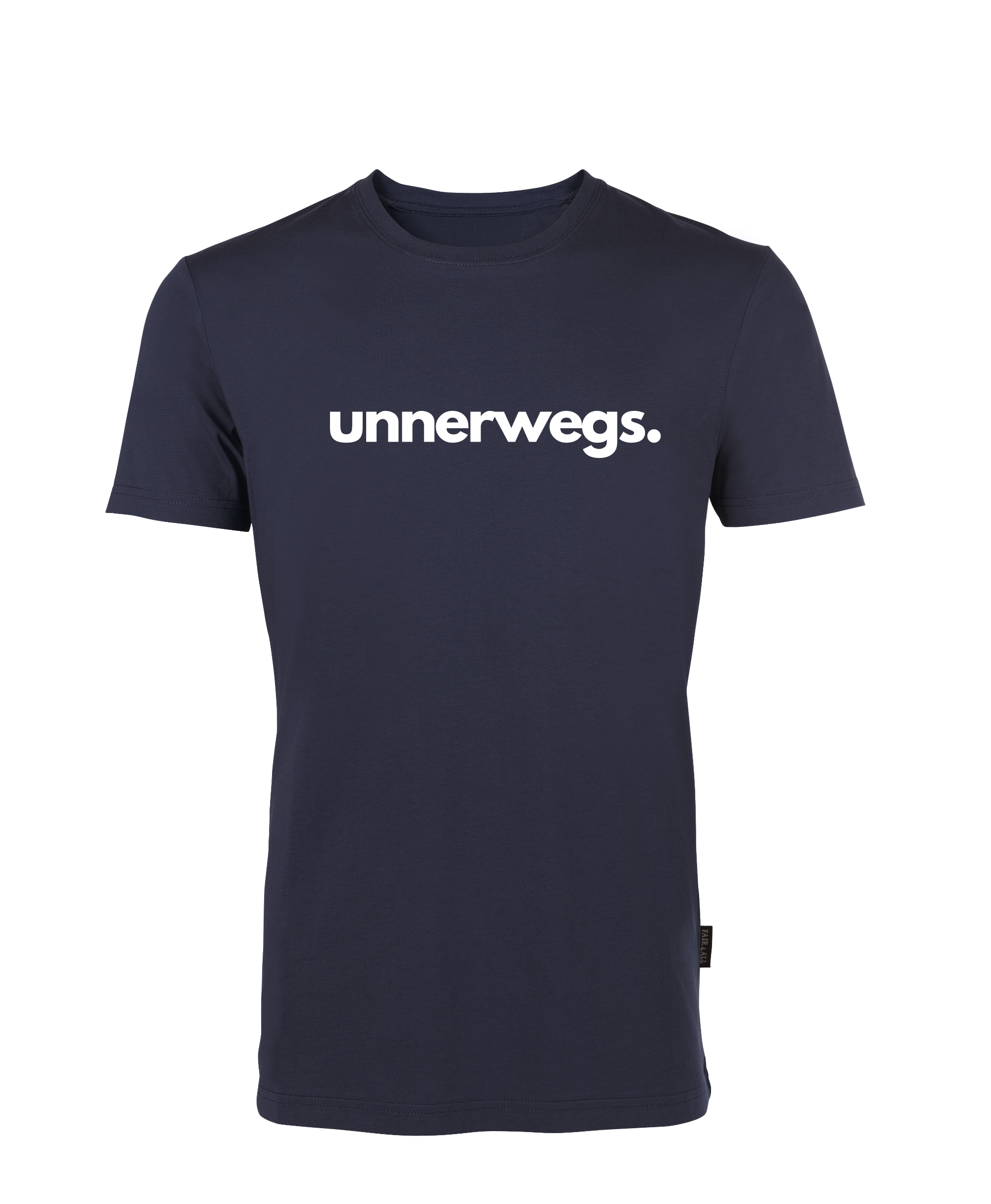"unnerwegs" T-Shirt unisex - Design - baCKstage by CK