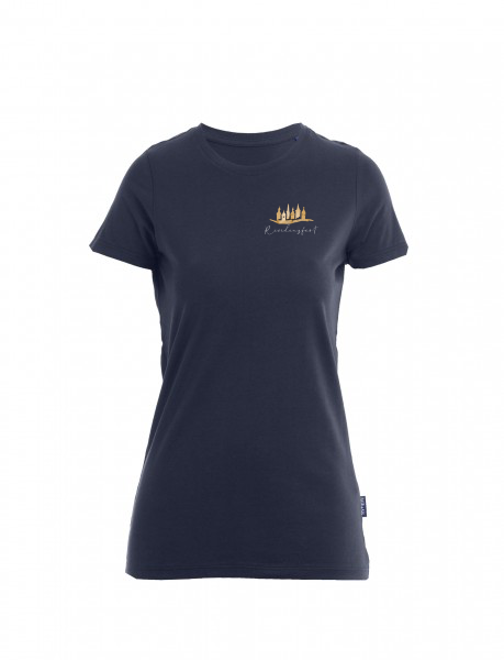 Premium Residenzfest Shirt 2023 - kleines Design, Damenschnitt, Rundhals.