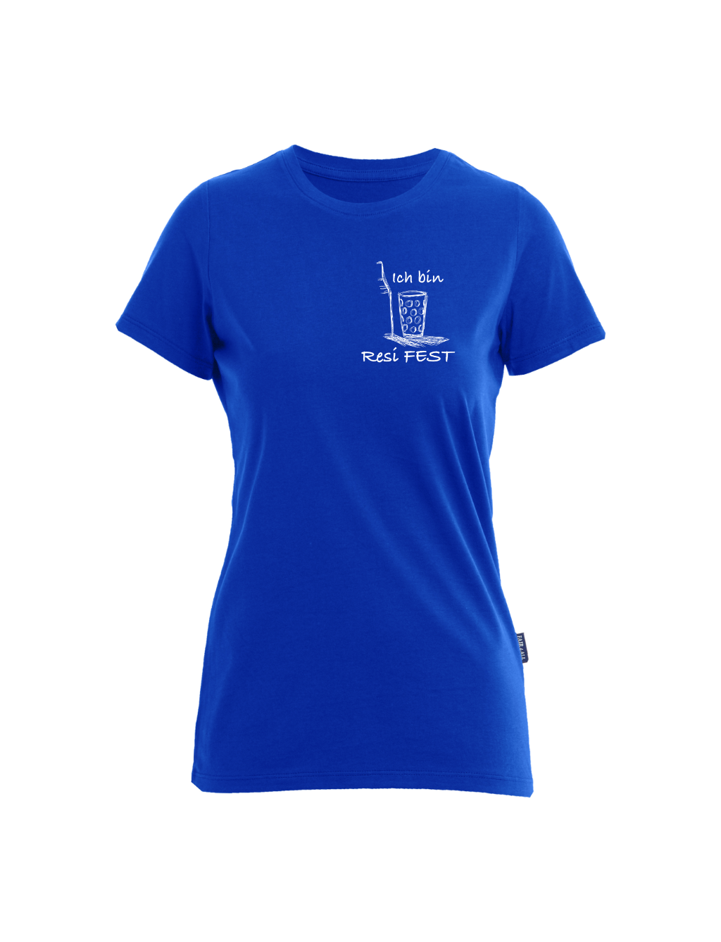 Resi FEST T-Shirt - Damen Rundhals (kleines Design)