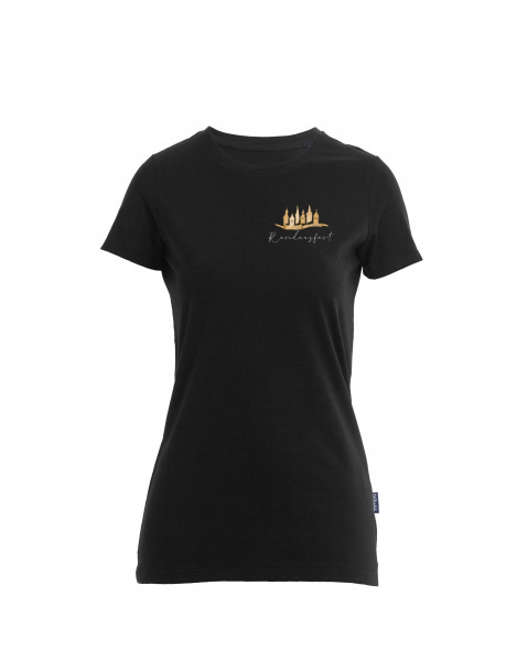 Premium Residenzfest Shirt 2023 - kleines Design, Damenschnitt, Rundhals.