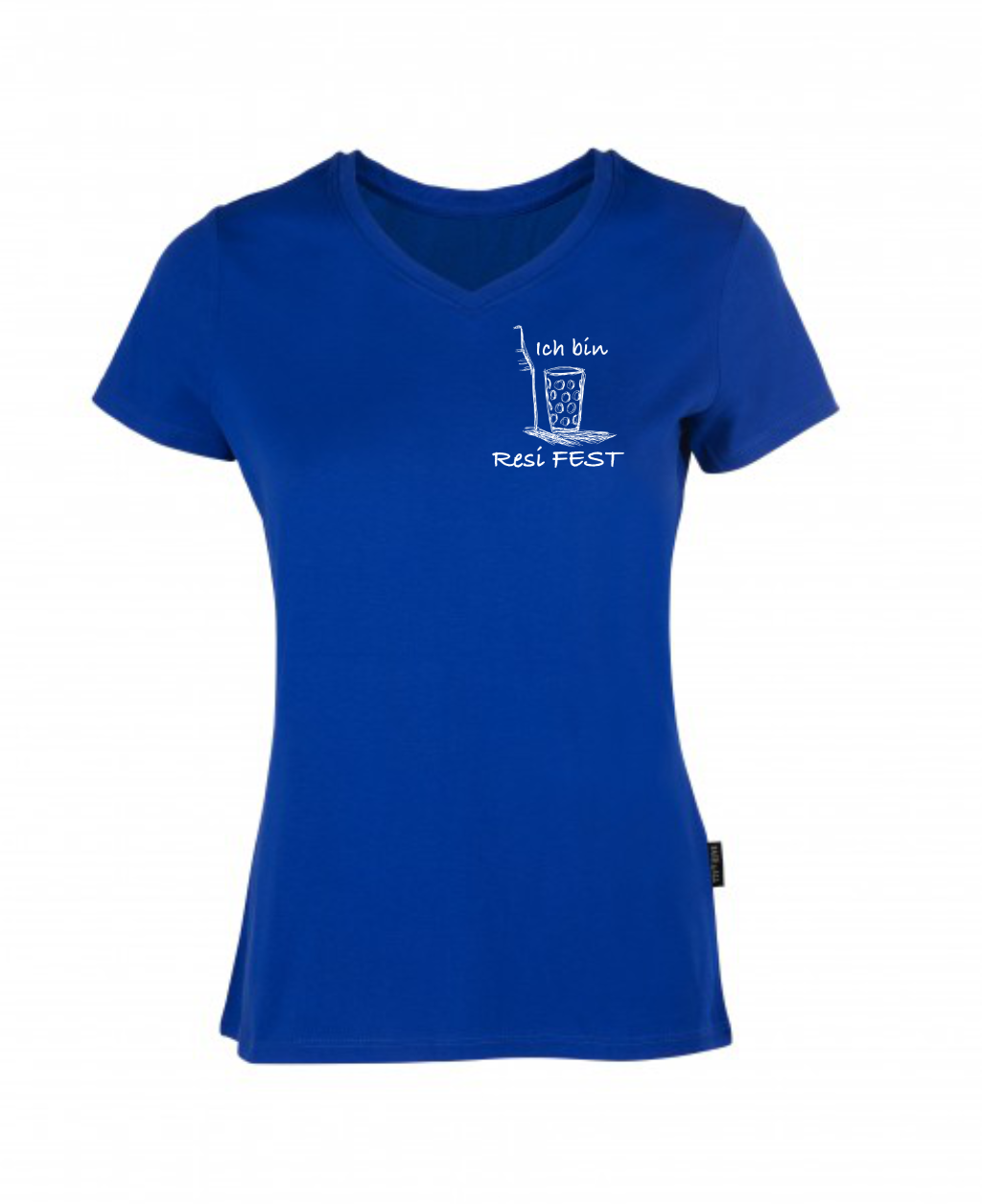 Resi FEST T-Shirt - Damen V-Neck (kleines Design)