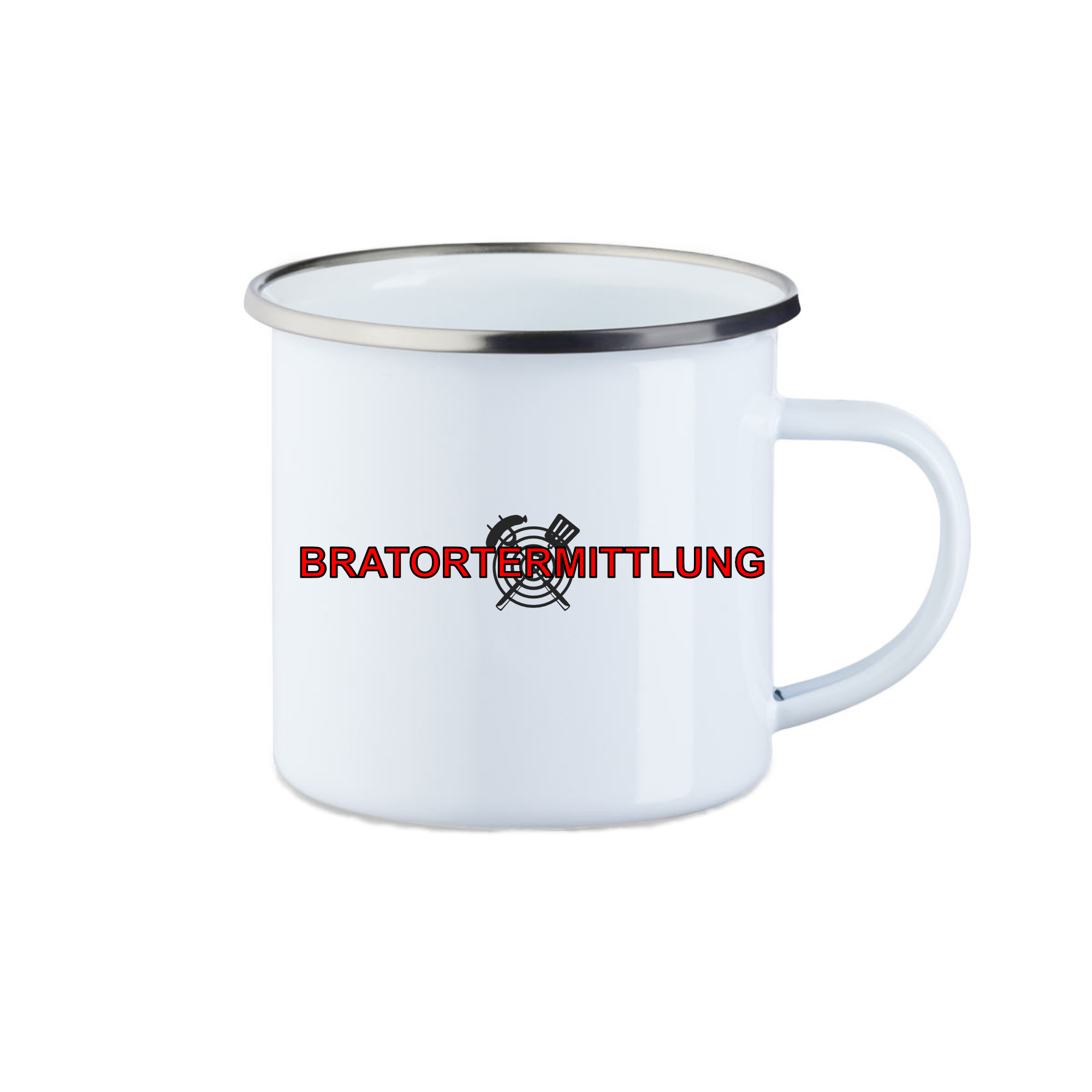Emailletasse Bratortermittler