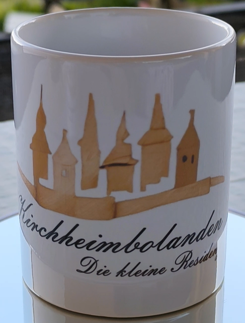 Tasse Kirchheimbolanden - Die kleine Residenz - glänzend