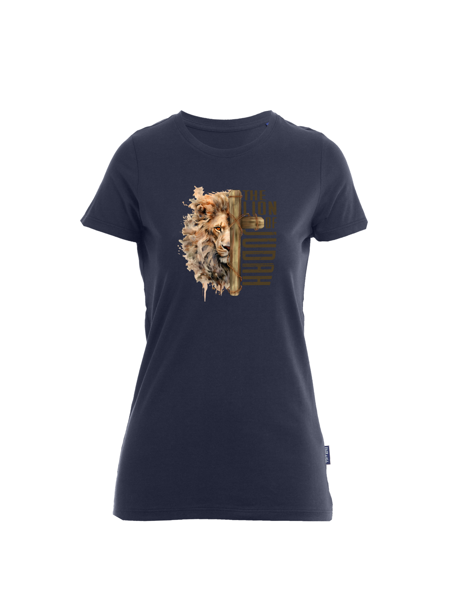 The Lion of Judah - T-Shirt Damen - großer Aufdruck