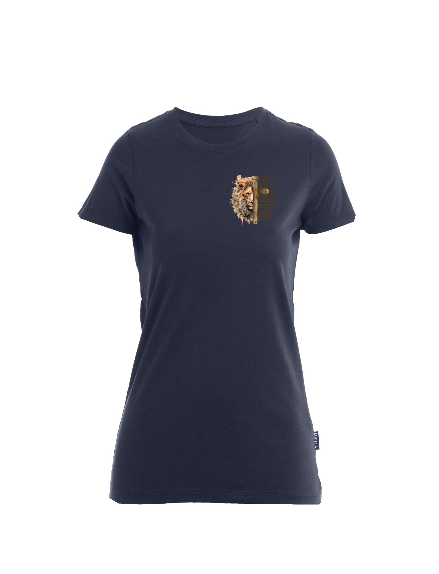 The Lion of Judah - T-Shirt Damen - kleiner Aufdruck
