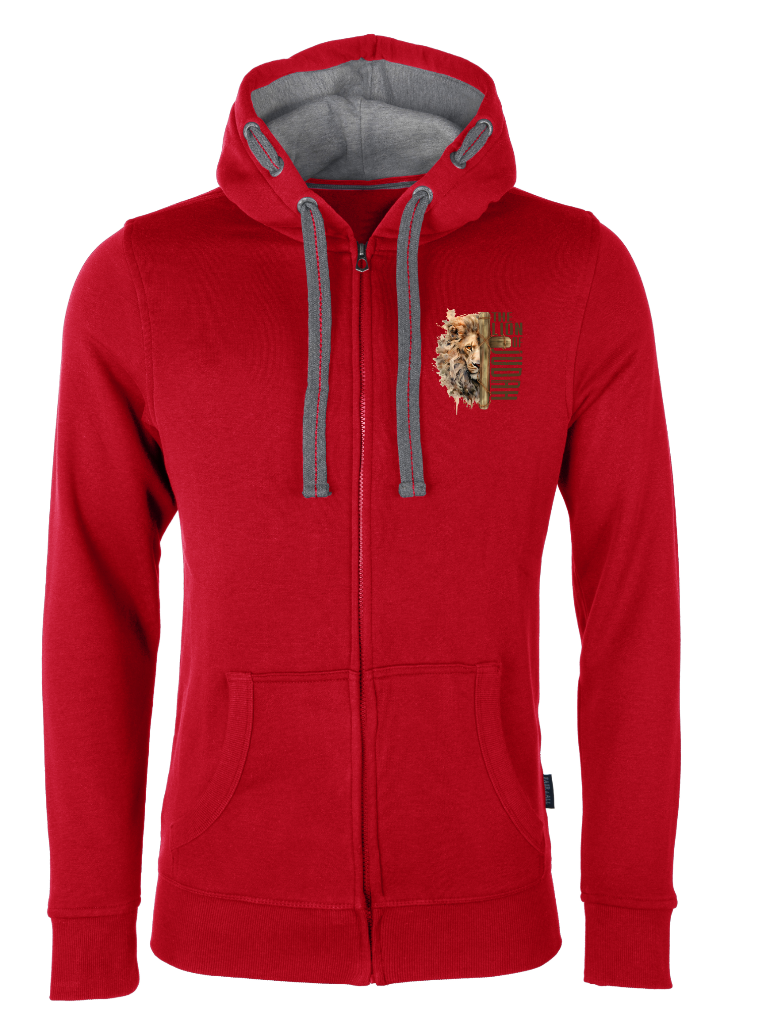 The Lion of Judah - Hooded Jackets - Unisex - kleiner Aufdruck