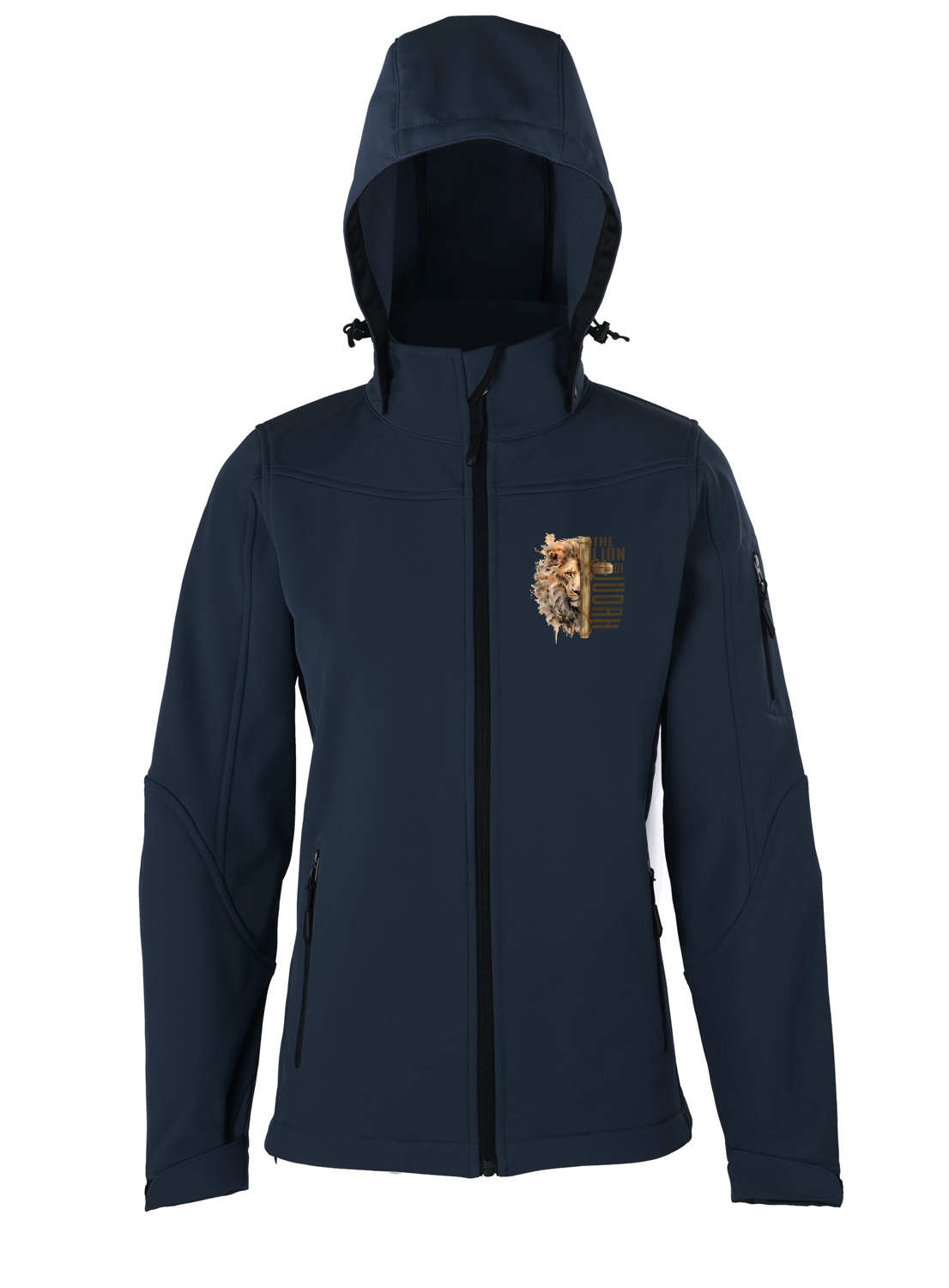 The Lion of Judah - Damen Hooded Softshell Jacke