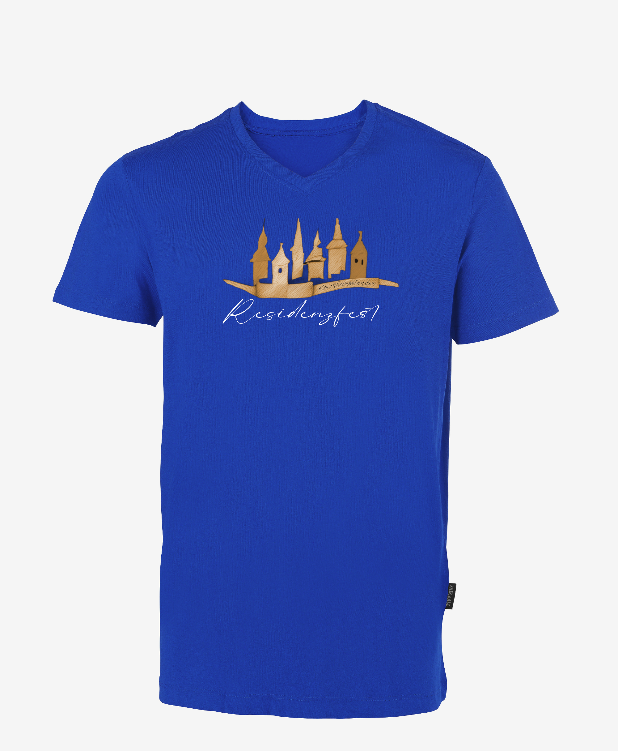 ResidenzfestShirt - Unisex/Men V-Neck (großes Design)