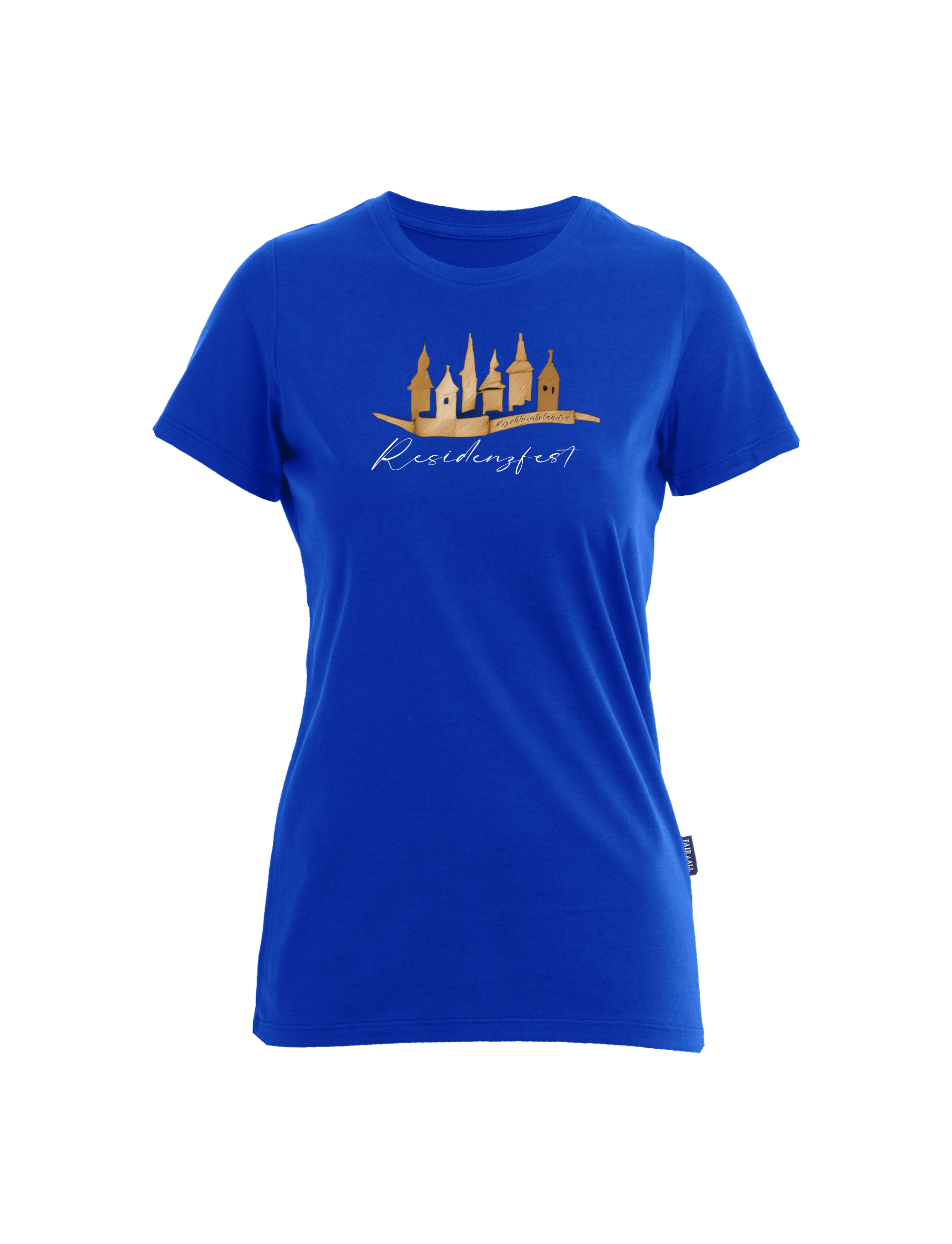 ResidenzfestShirt - Damen Rundhals (großes Design)