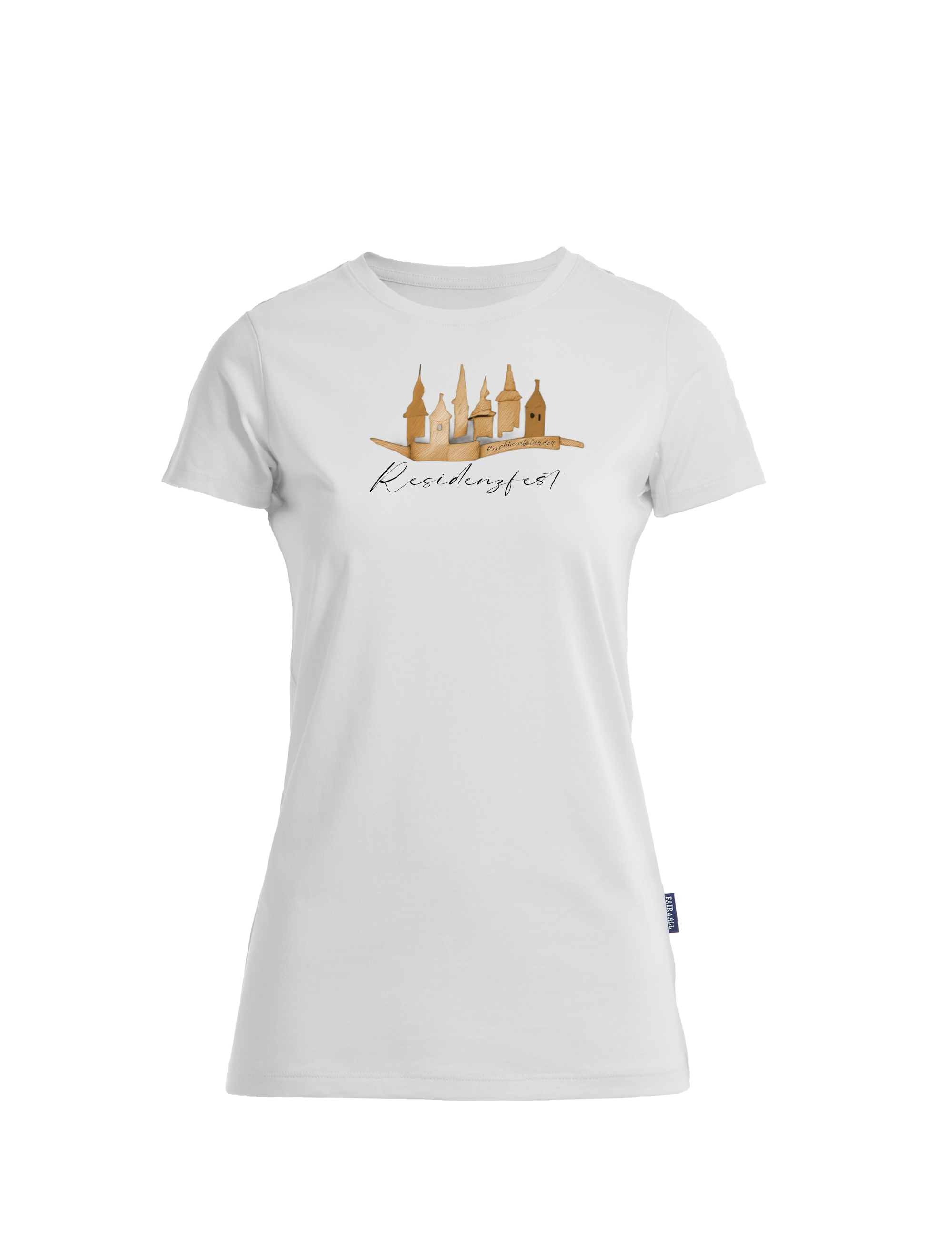 ResidenzfestShirt - Damen Rundhals (großes Design)
