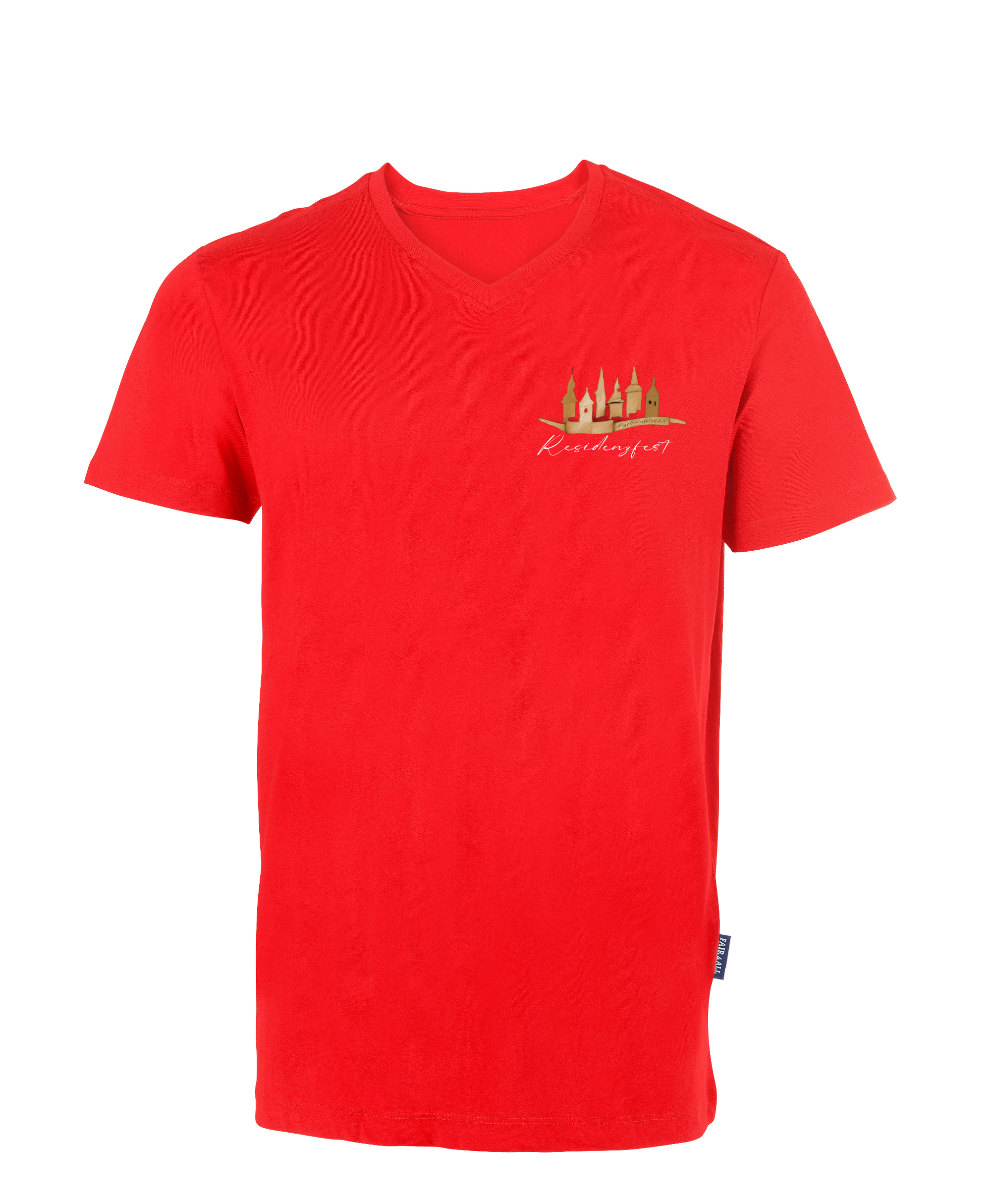 ResidenzfestShirt - Unisex/Men V-Neck (kleines Design)