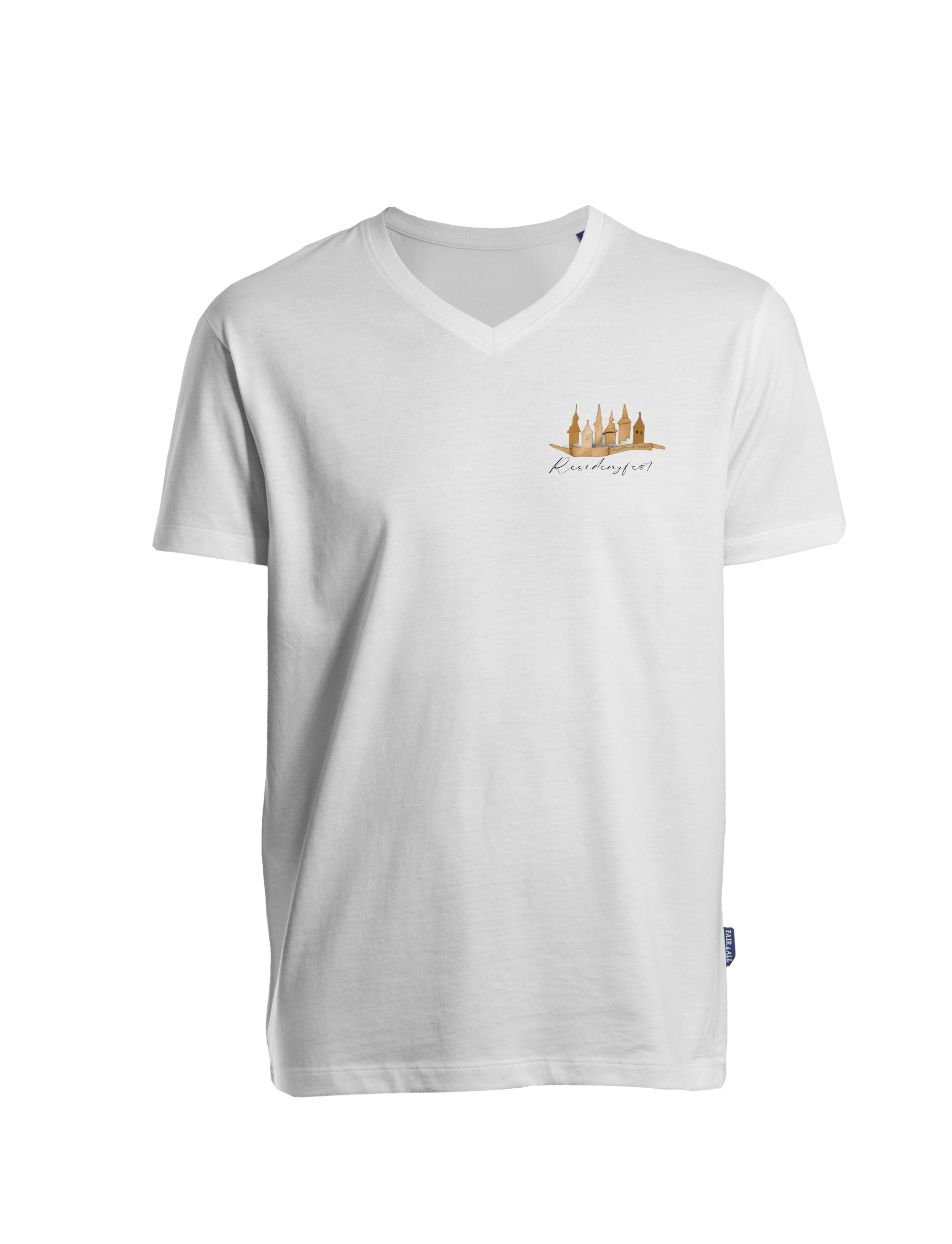 ResidenzfestShirt - Unisex/Men V-Neck (kleines Design)