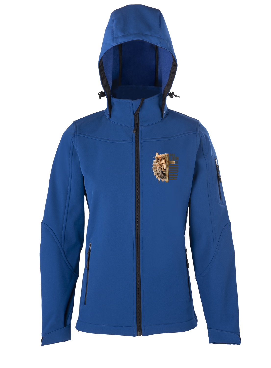 The Lion of Judah - Damen Hooded Softshell Jacke