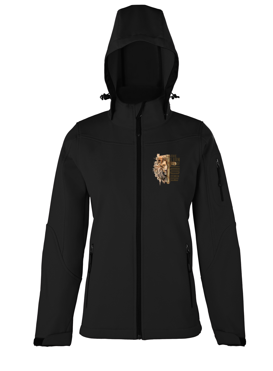 The Lion of Judah - Damen Hooded Softshell Jacke