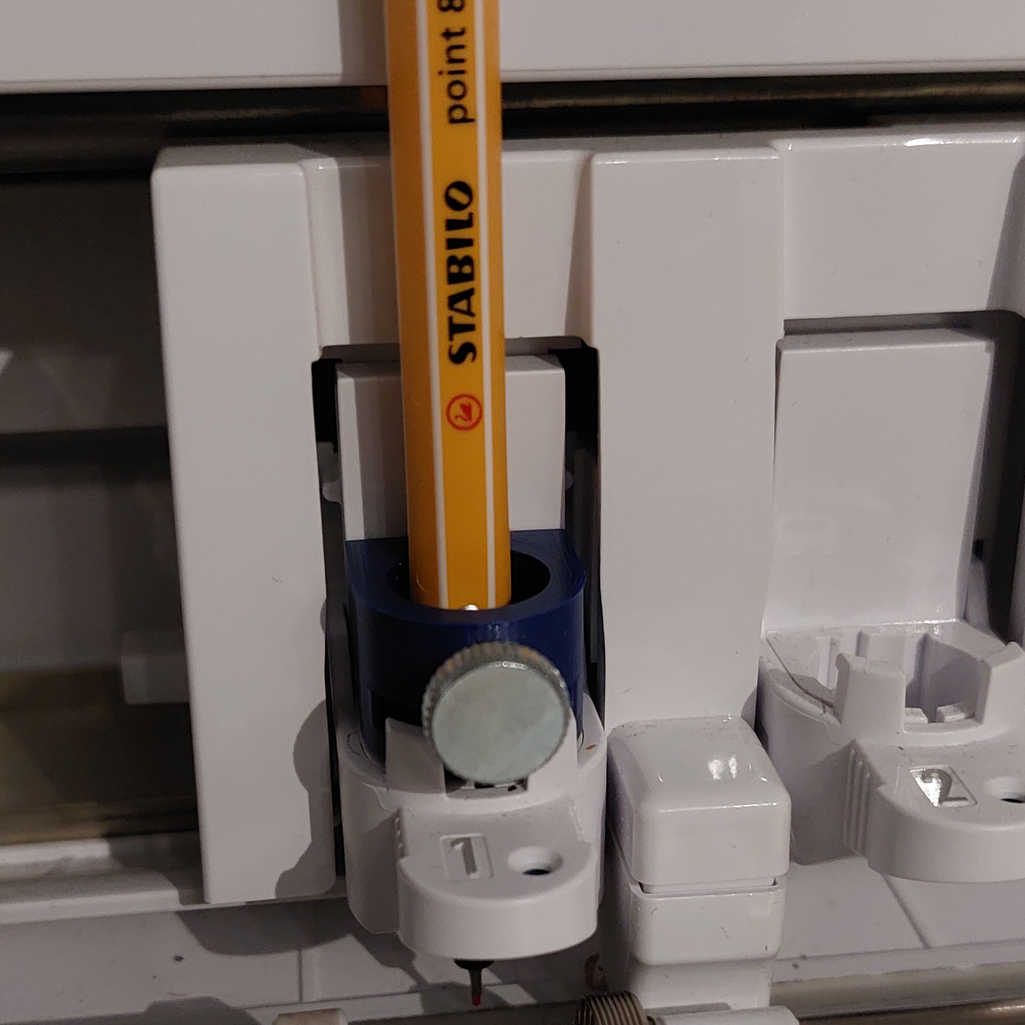 Stiftehalter bzw. Stifteadapter für den Cameo 4 und 5 und auch Portrait 3 für unterschiedliche Stifte - extrem einfach zu bedienen