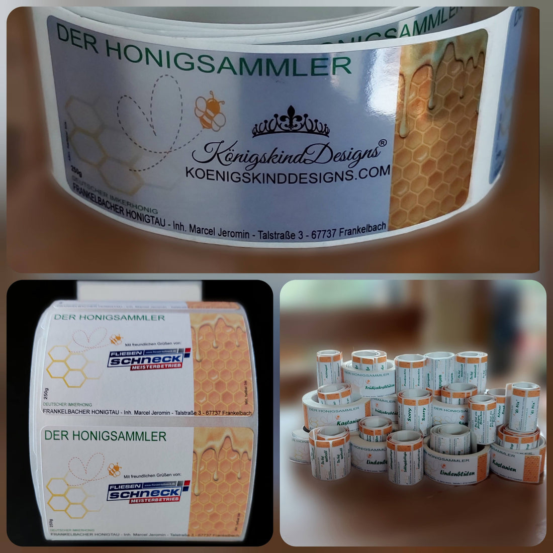 Professionelle Etiketten - auch für Kleinauflagen