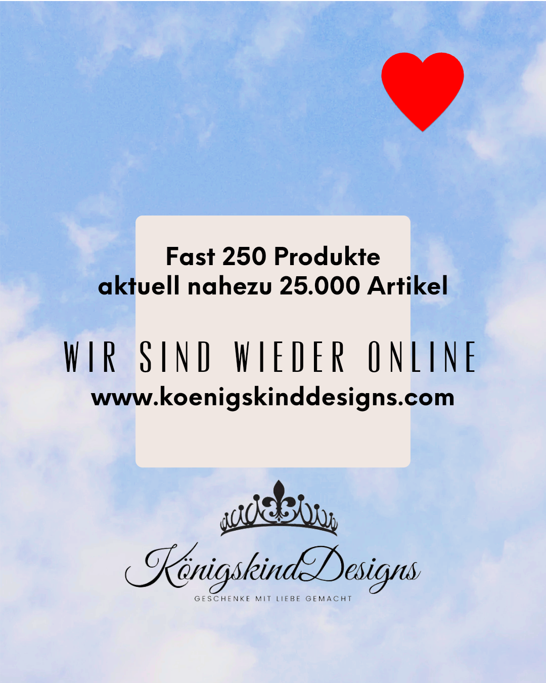 Umstellung des Shops und der Webseite abgeschlossen