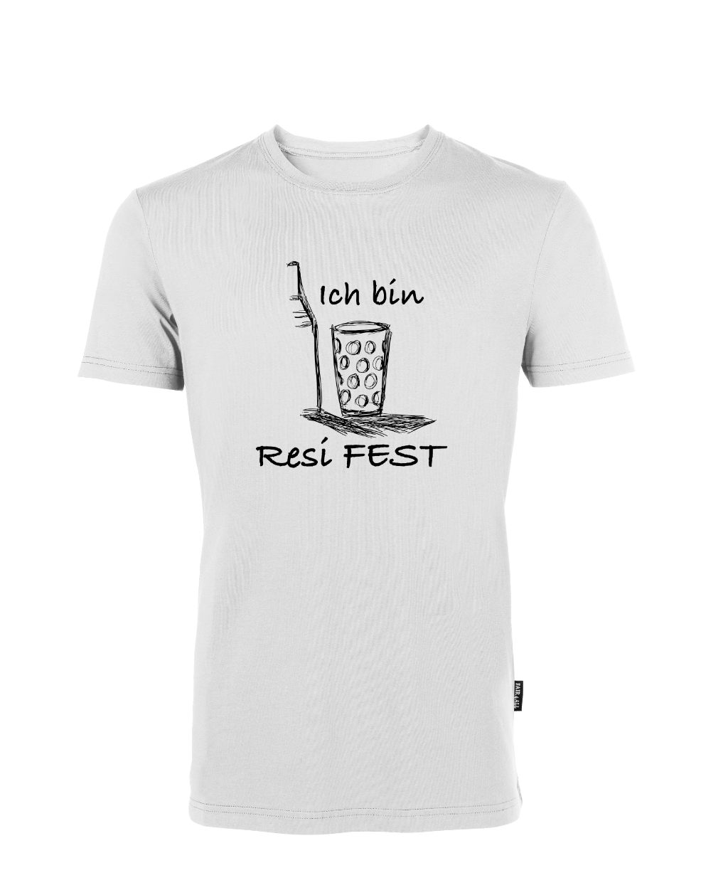 Resi FEST T-Shirt - Unisex/Men Rundhals (großes Design)