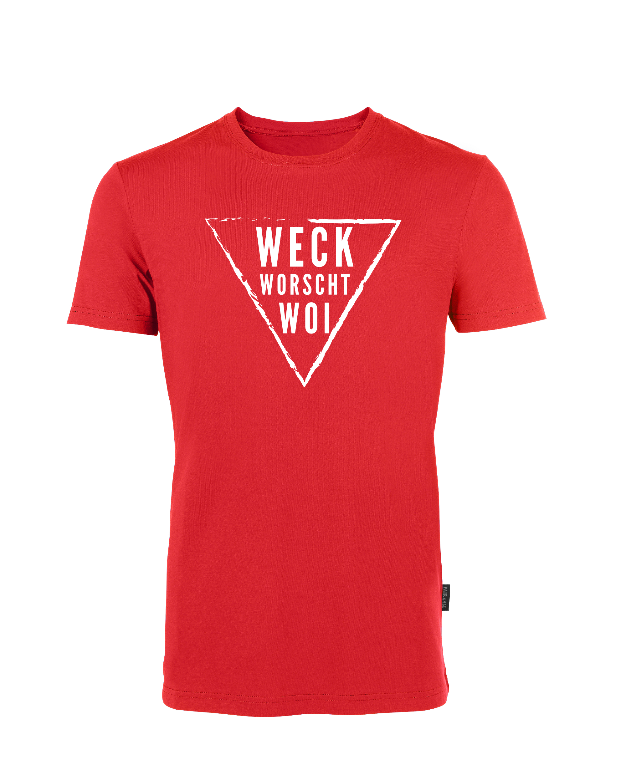 "WECK WORSCHT WOI" T-Shirt unisex - Design - baCKstage by CK