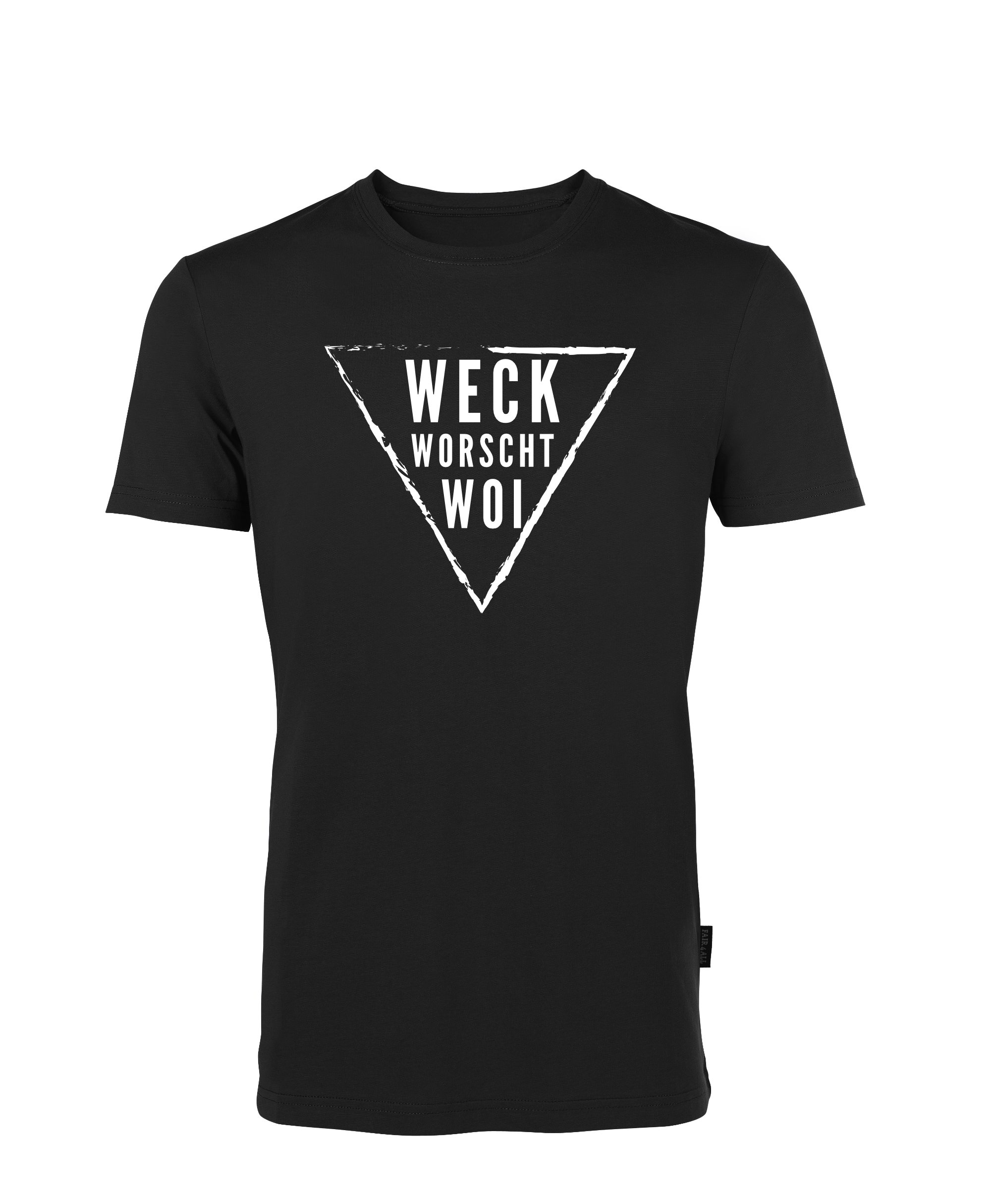 "WECK WORSCHT WOI" T-Shirt unisex - Design - baCKstage by CK