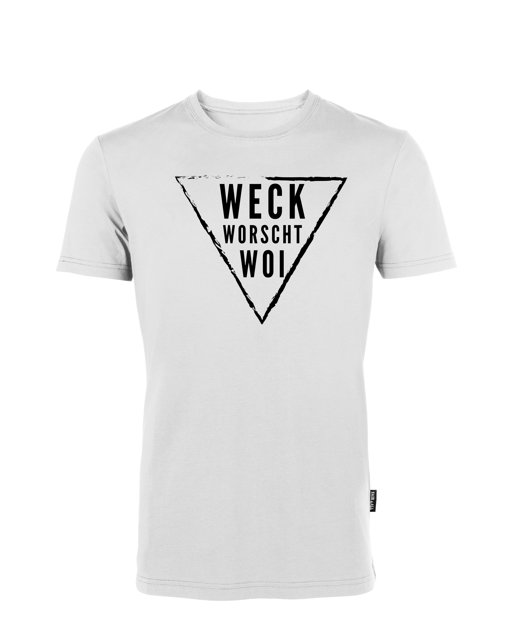 "WECK WORSCHT WOI" T-Shirt unisex - Design - baCKstage by CK