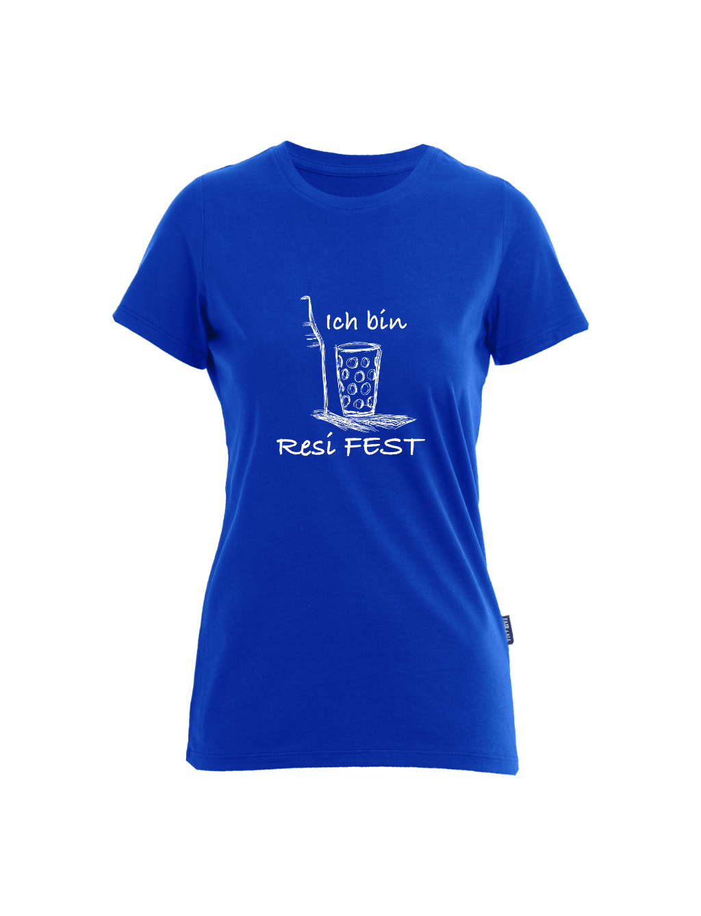 Resi FEST T-Shirt - Damen Rundhals (großes Design)