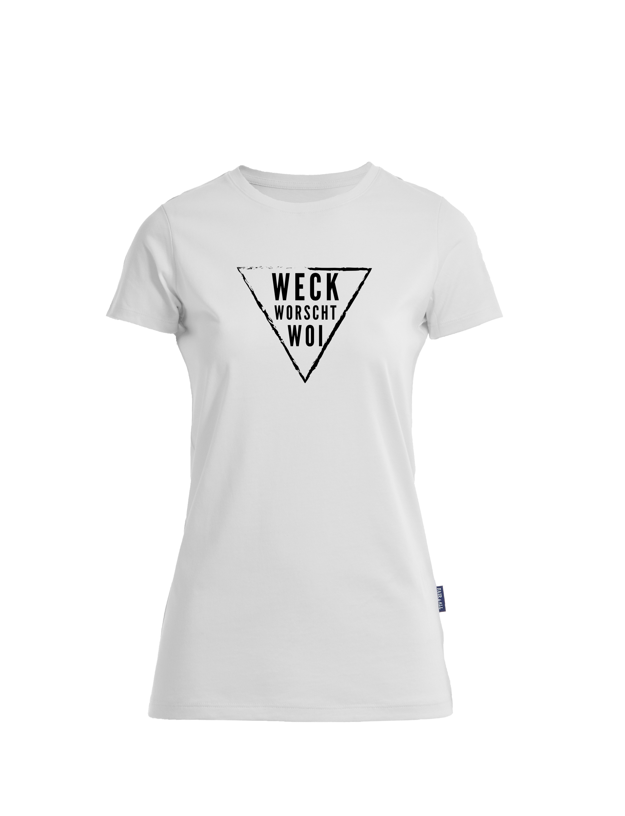 "WECK WORSCHT WOI" T-Shirt Damen - Design - baCKstage by CK