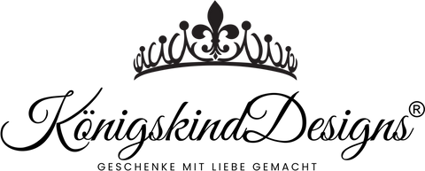 KönigskindDesigns Logo in Schwarz