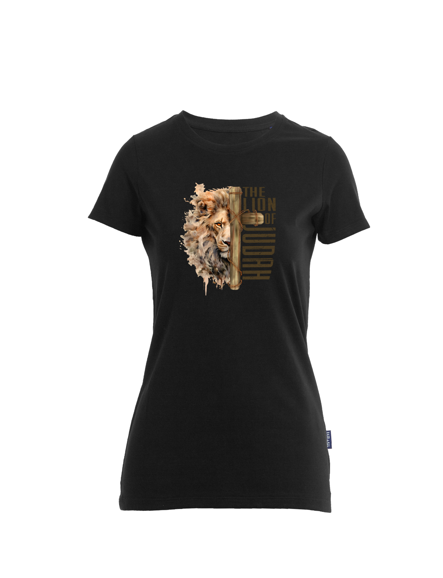 The Lion of Judah - T-Shirt Damen - großer Aufdruck
