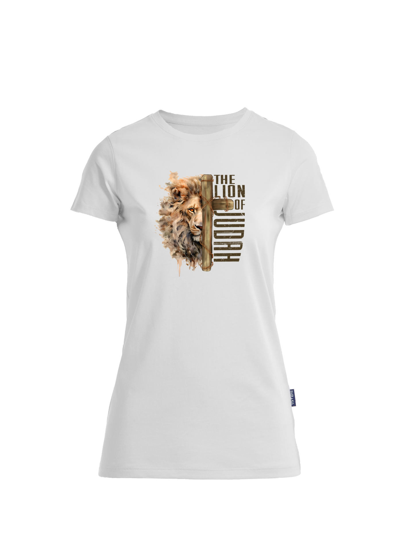 The Lion of Judah - T-Shirt Damen - großer Aufdruck
