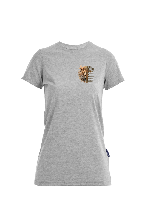 The Lion of Judah - T-Shirt Damen - kleiner Aufdruck