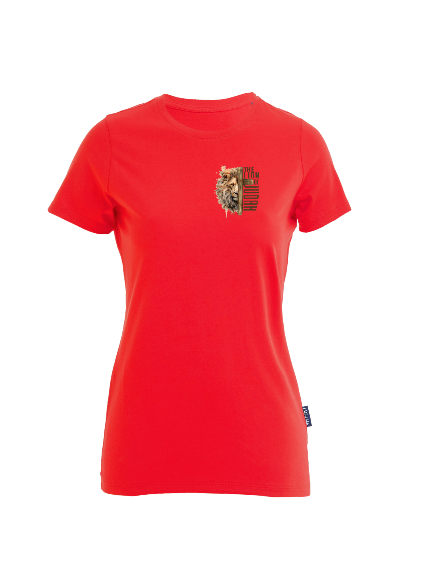The Lion of Judah - T-Shirt Damen - kleiner Aufdruck