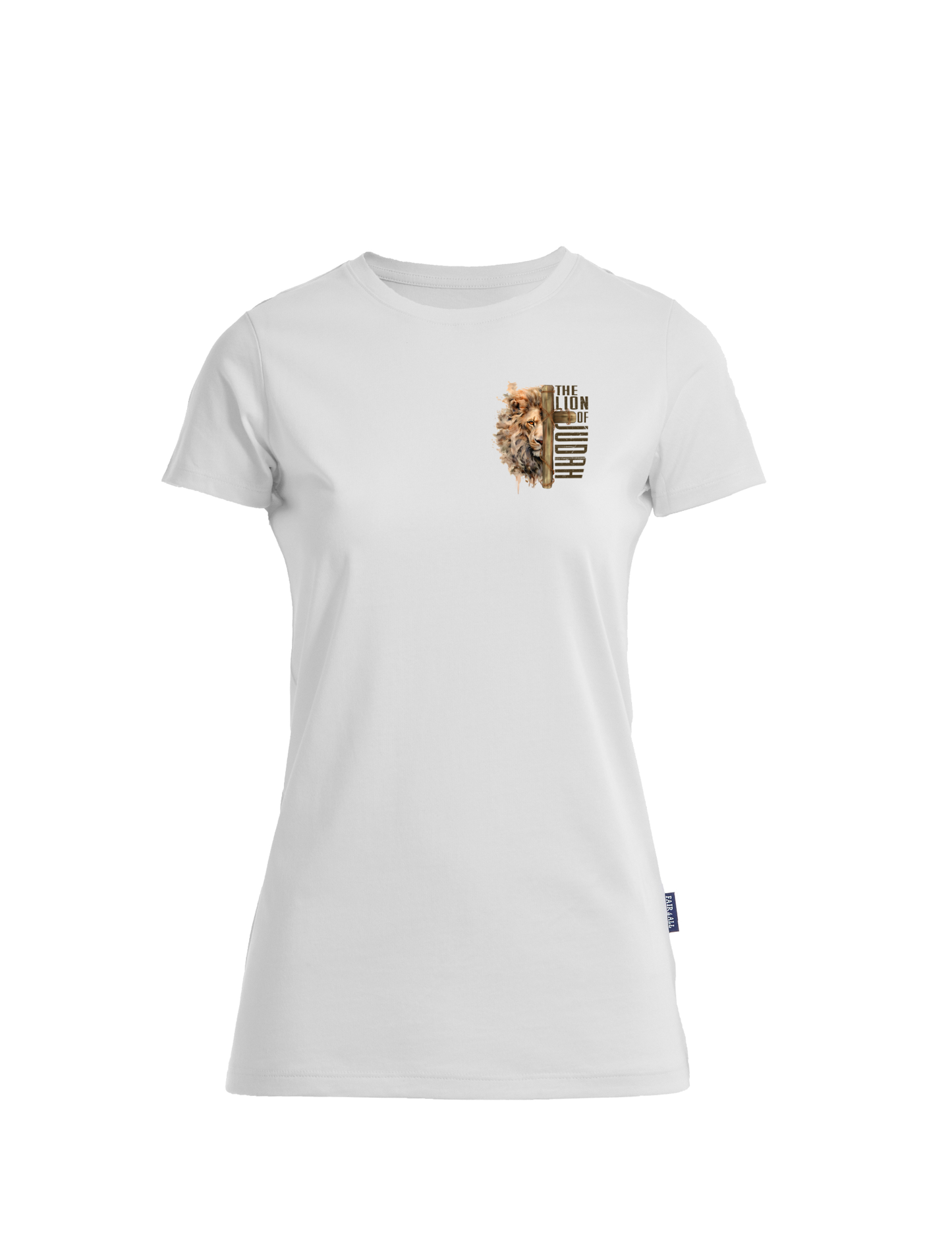 The Lion of Judah - T-Shirt Damen - kleiner Aufdruck