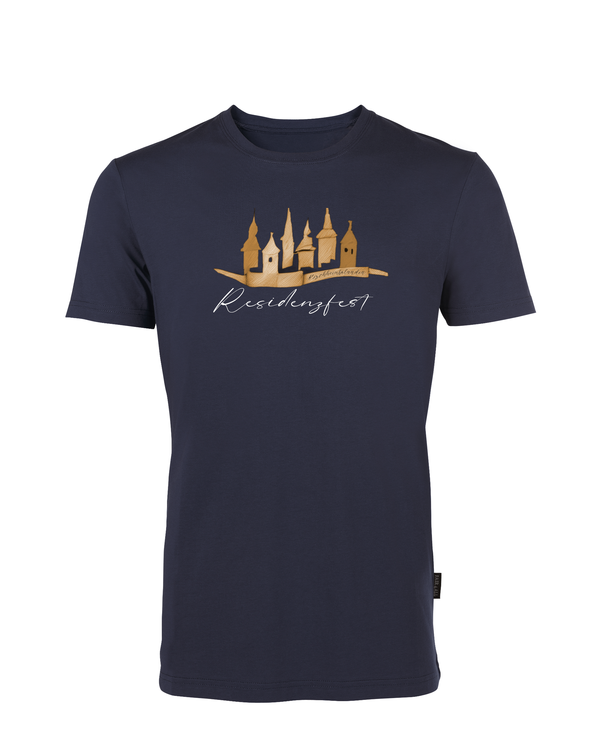 ResidenzfestShirt - Unisex/Men Rundhals (großes Design)