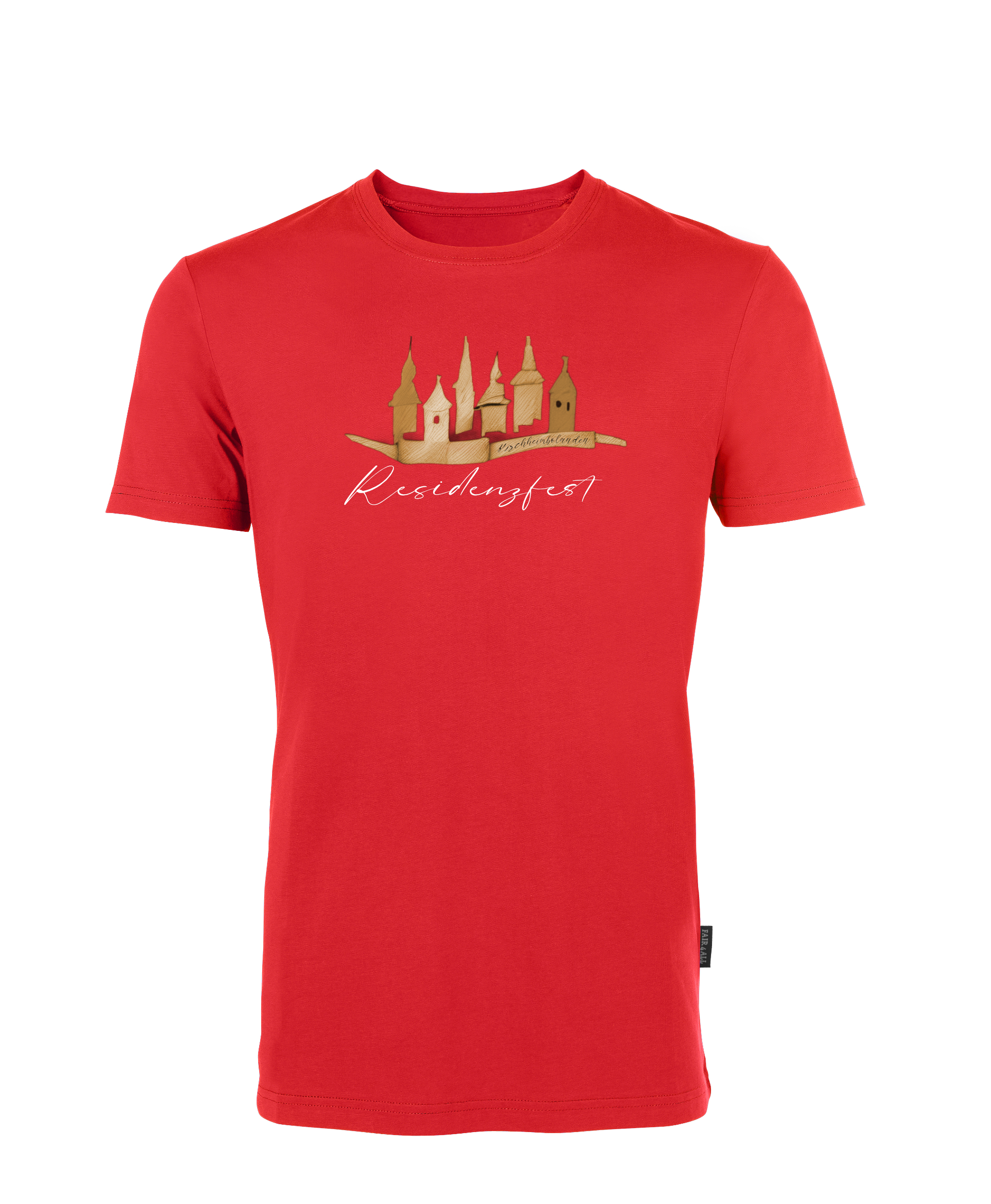 ResidenzfestShirt - Unisex/Men Rundhals (großes Design)