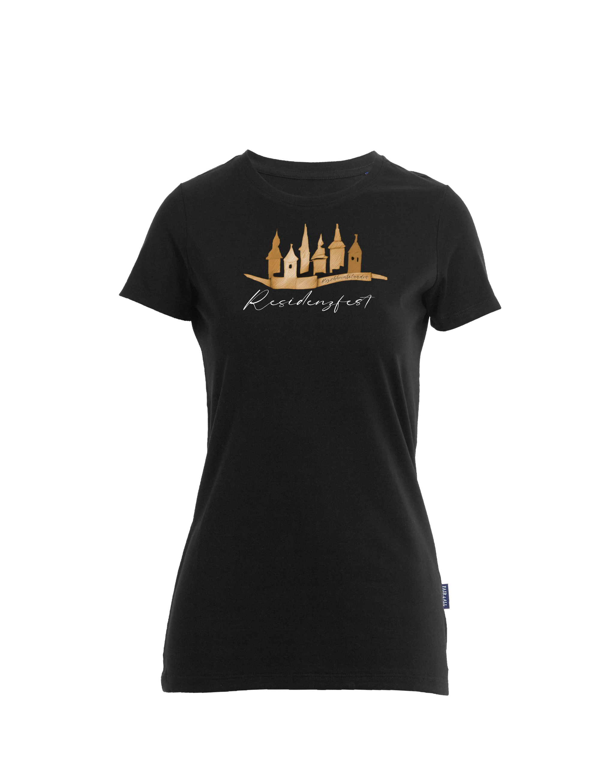 ResidenzfestShirt - Damen Rundhals (großes Design)