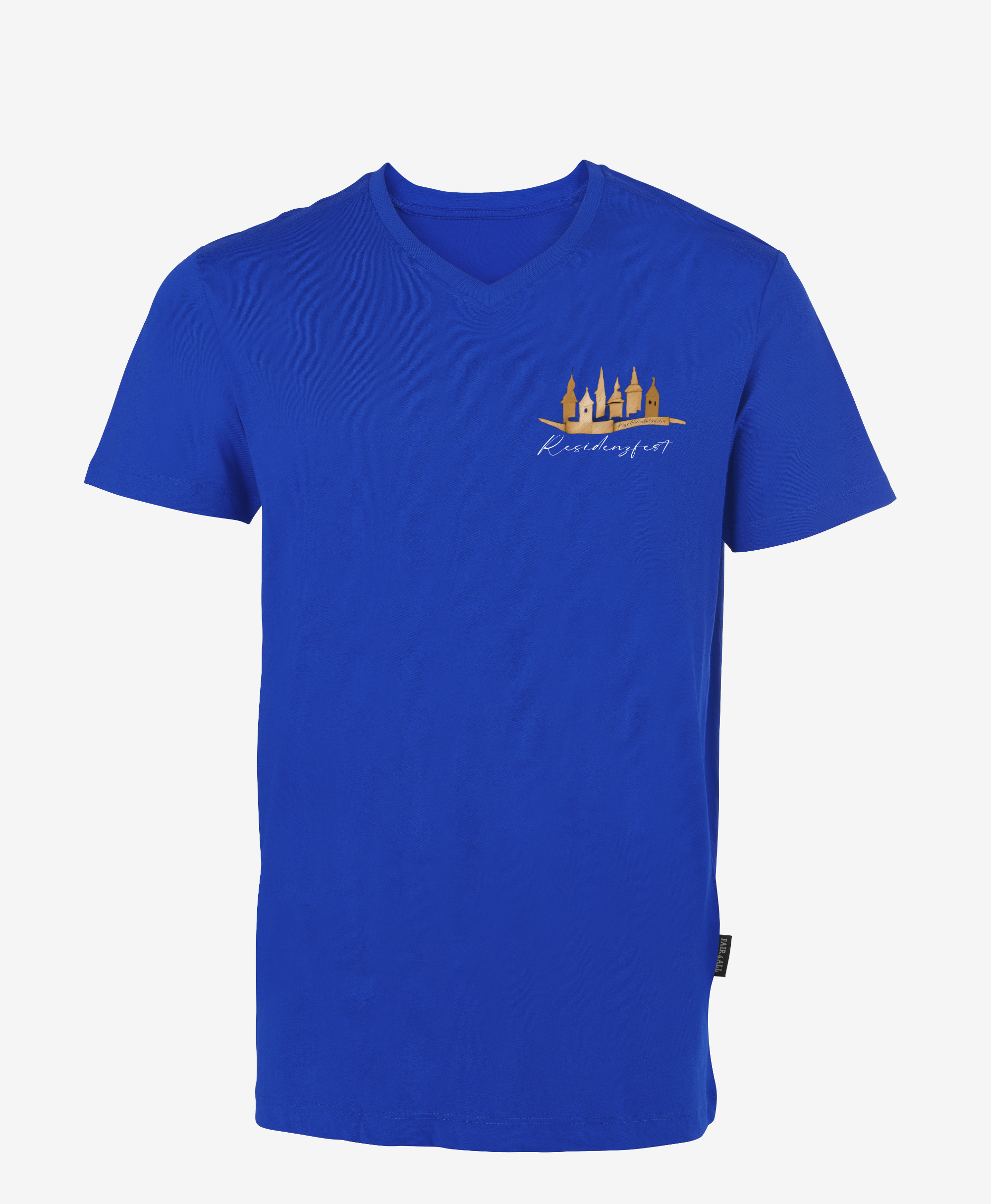 ResidenzfestShirt - Unisex/Men V-Neck (kleines Design)