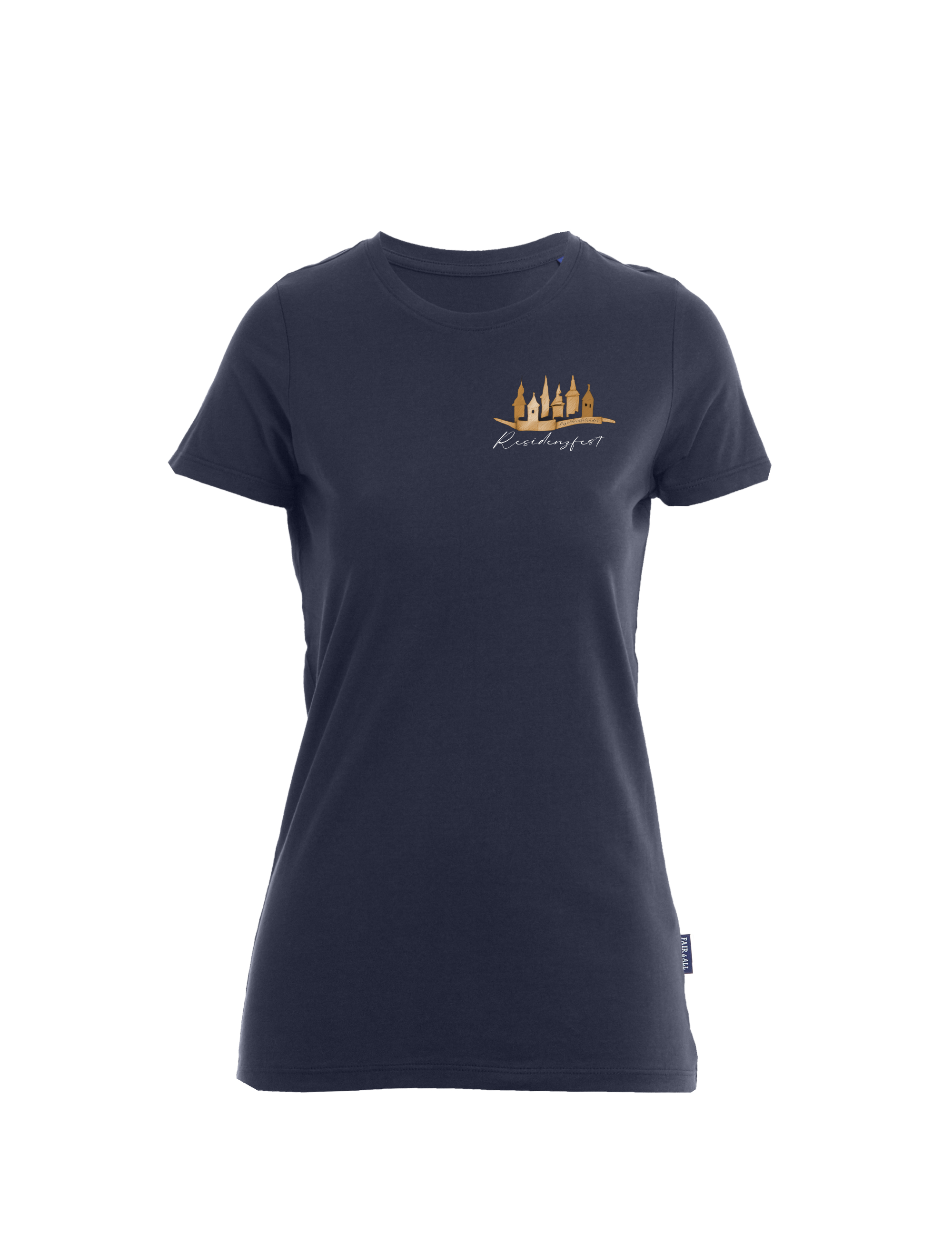 ResidenzfestShirt - Damen Rundhals (kleines Design)