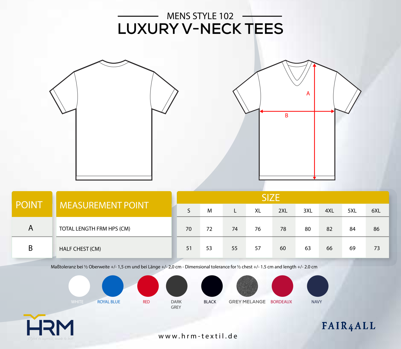 Resi FEST T-Shirt - Unisex/Men V-Neck (kleines Design)