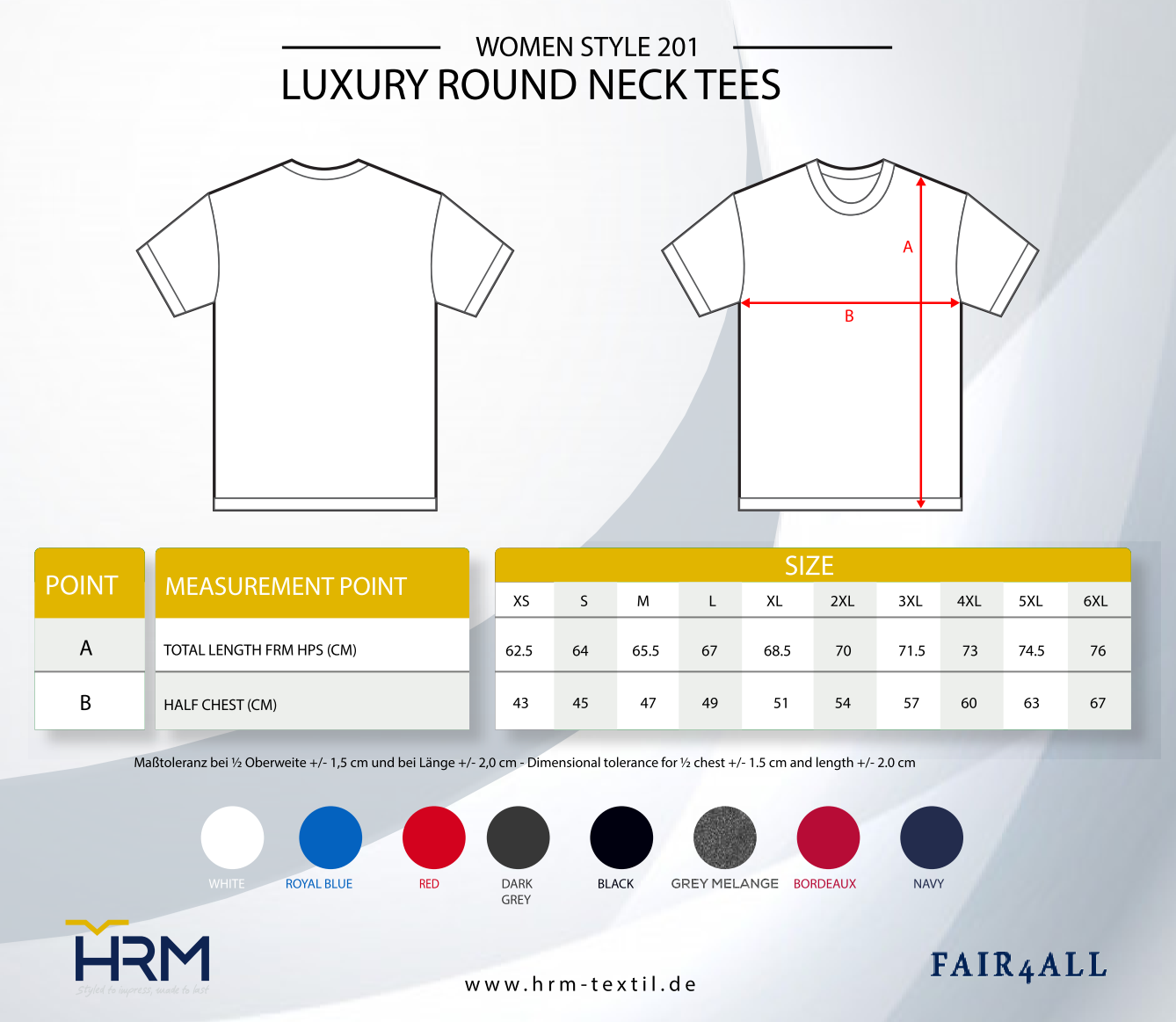 Premium Residenzfest Shirt 2023 - kleines Design, Damenschnitt, Rundhals.